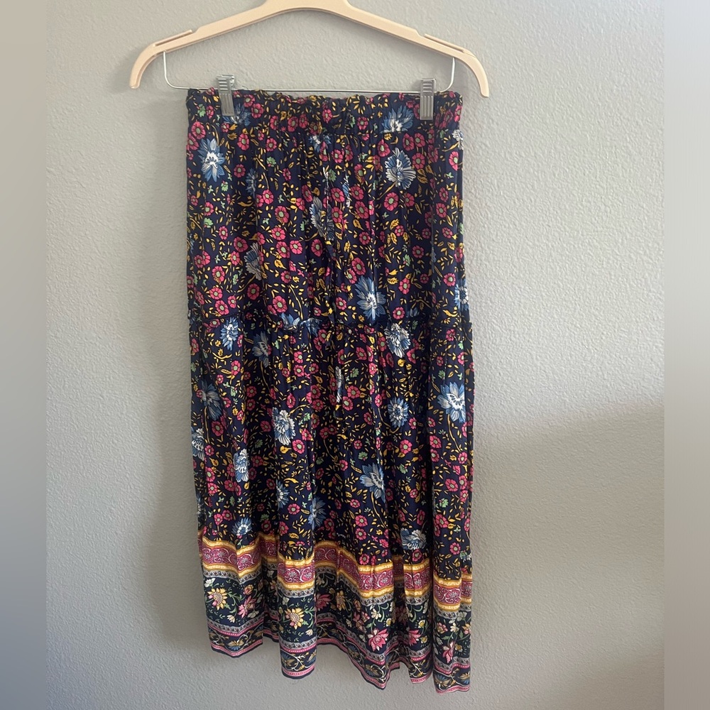 NWOT! Blue boho skirt - Picture 5 of 7